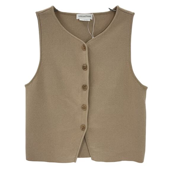 Lovers And Friends Cozy Tan Zinnia Vest Size XS - Picture 2 of 4